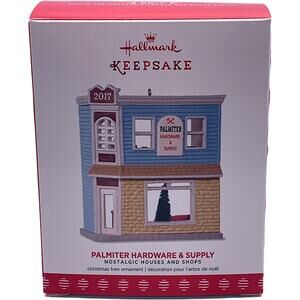 Hallmark Keepsake 2017 Palmiter Hardware Supply Christmas Ornament in Box